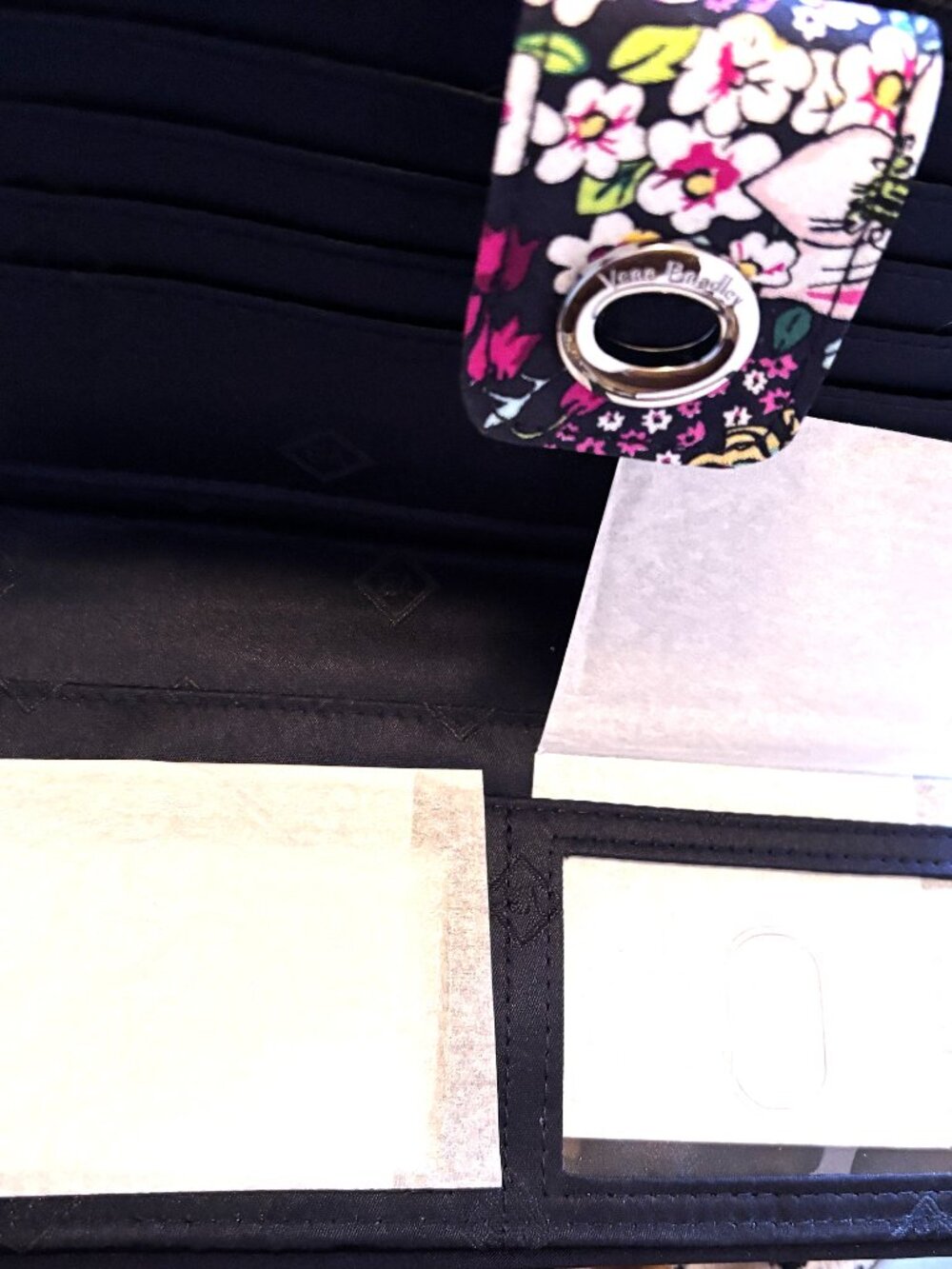 Vera Bradley RFID Turnlock Itsy Ditsy Wallet - Picture 3 of 4